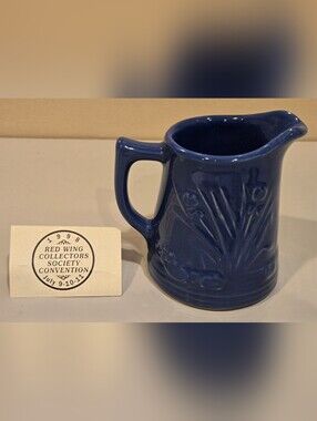 Red Wing Pottery Collectors Society Convention Blue Pitcher